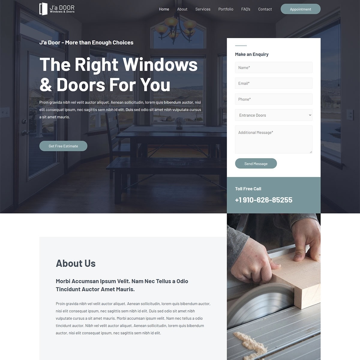 Services Website Template 1