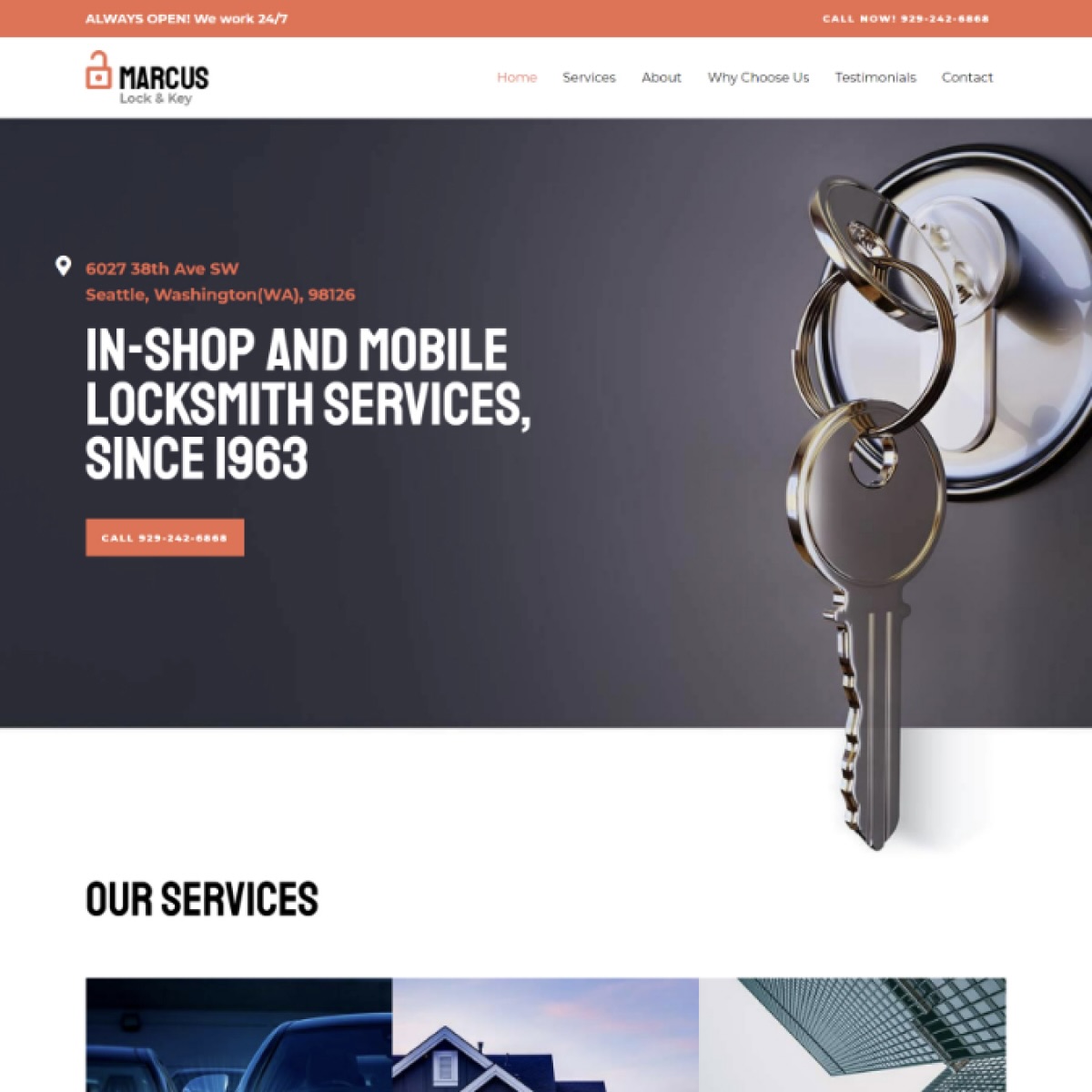 Service Website Template 3